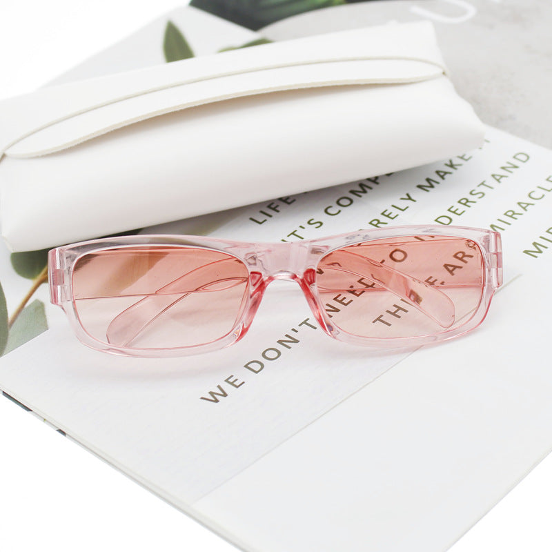 Damen modische Sonnenbrille im stylischen Rechteckdesign Brehn
