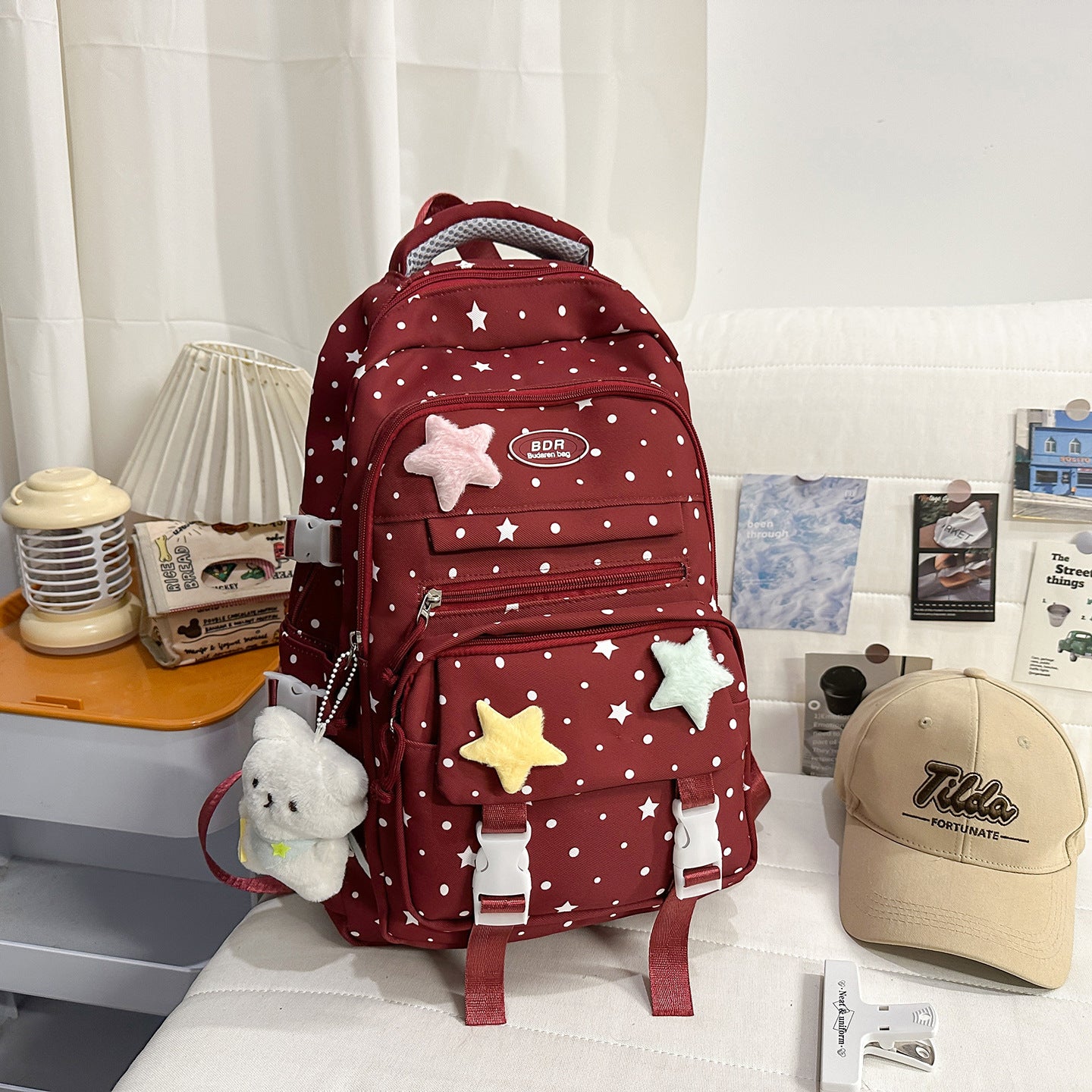 Sternmuster-Multi-Compartment-Rucksack Brehn