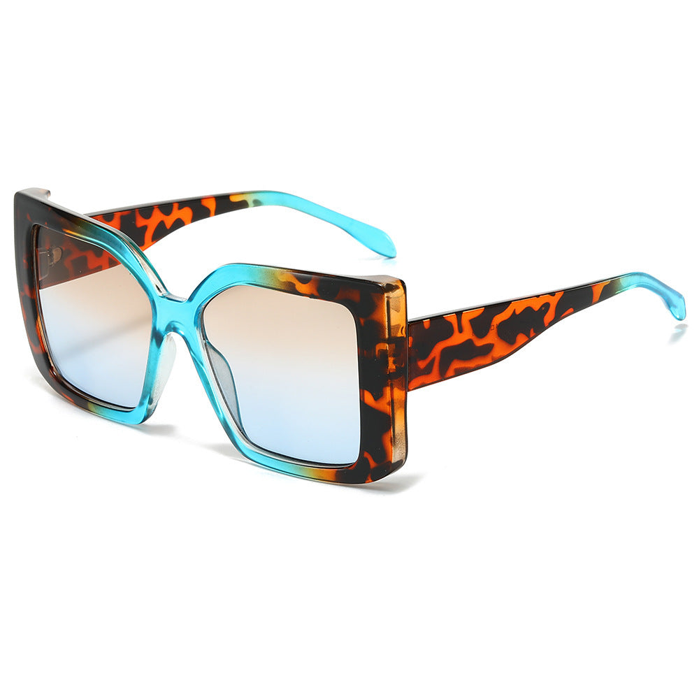 Übergroße geometrische quadratische Sonnenbrille Brehn
