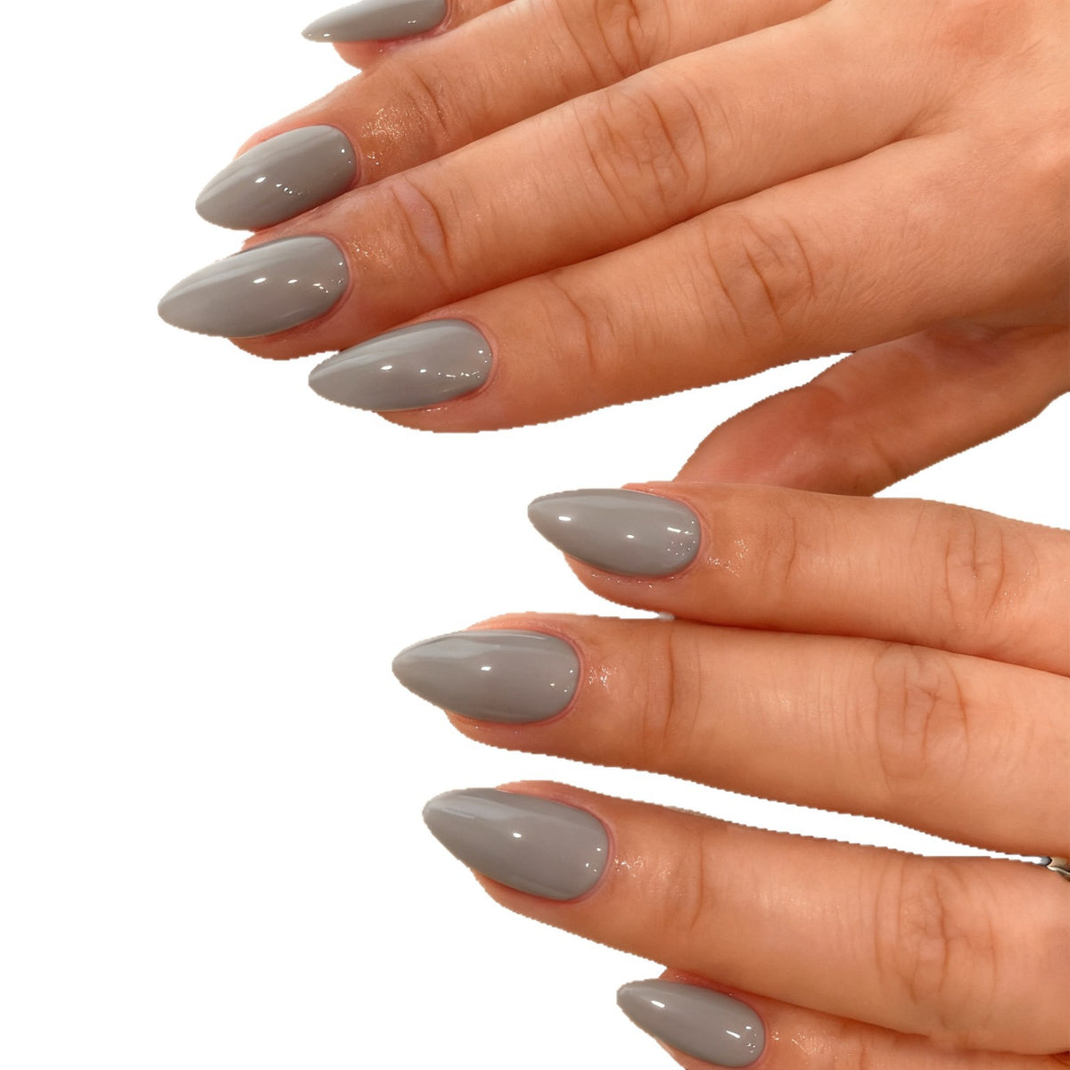 Stilvolles Mandel-Form Nagelkunst Brehn