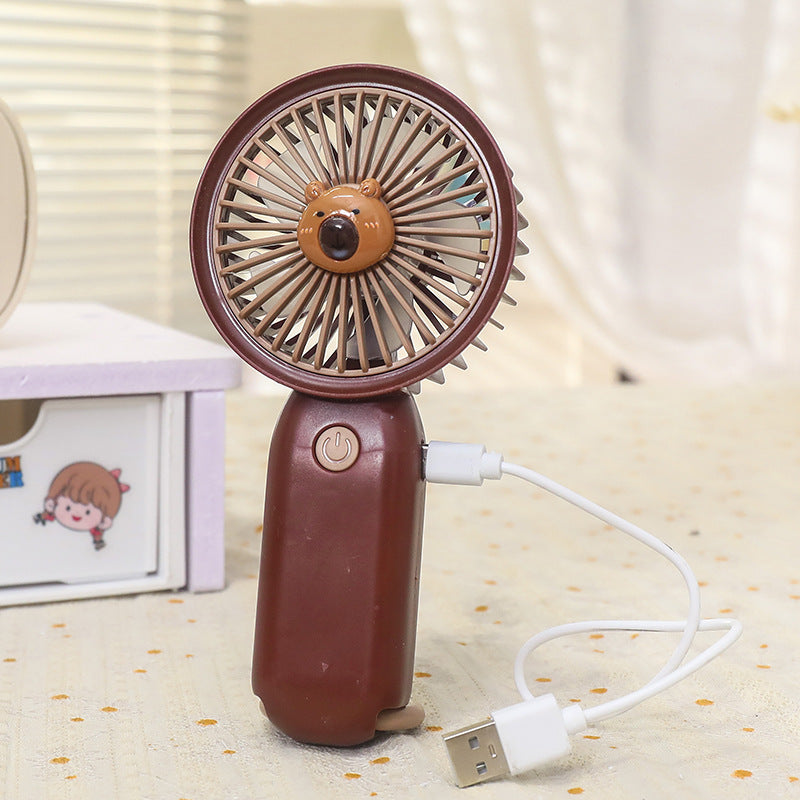 Damen Tragbarer Handventilator mit Tiermotiv Brehn