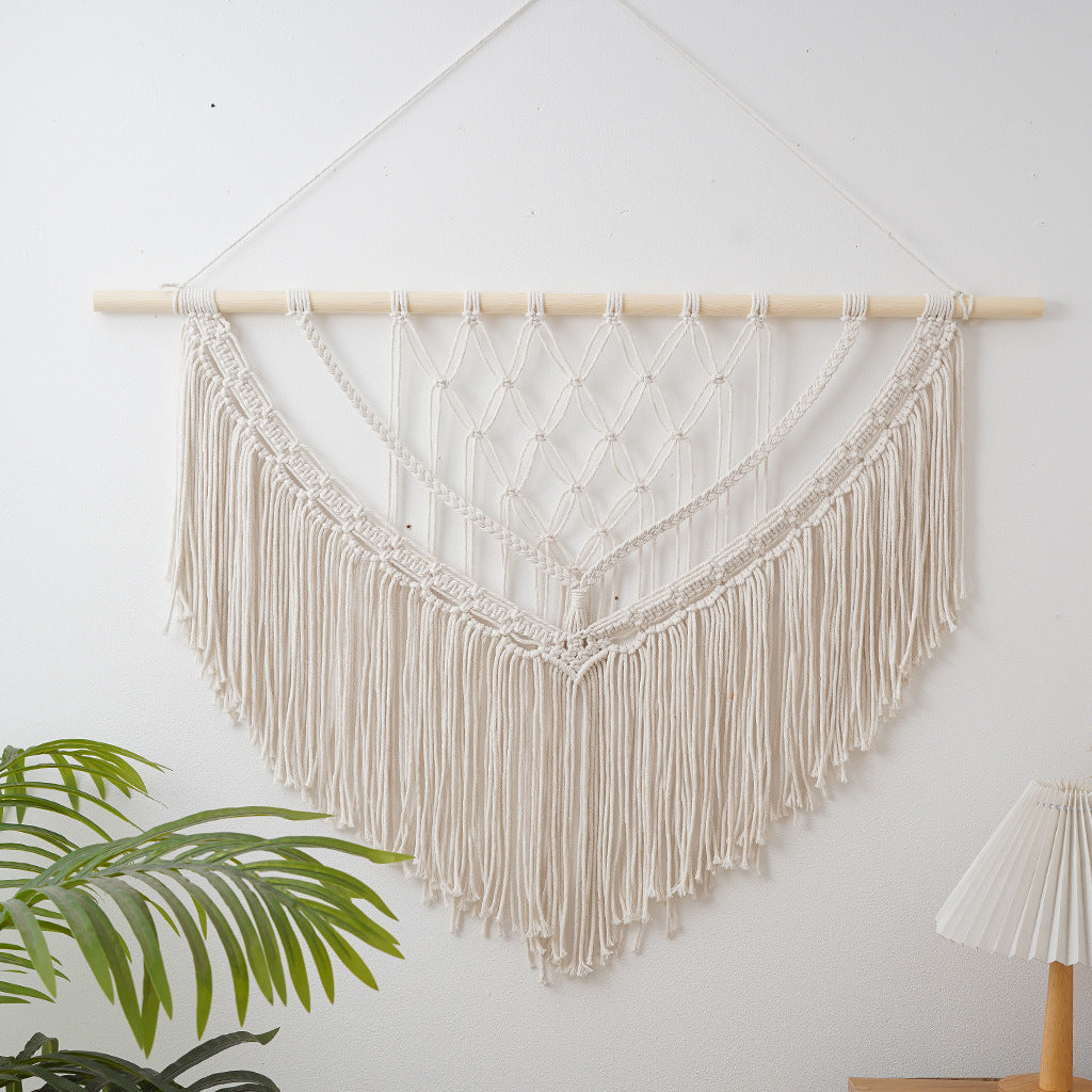 Dekorative Macramé Wandteppich Brehn