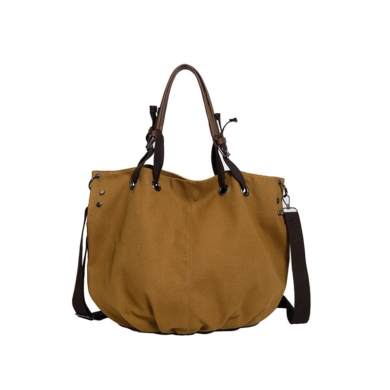 Lässige Canvas-Tasche mit verstellbarem Schultergurt
