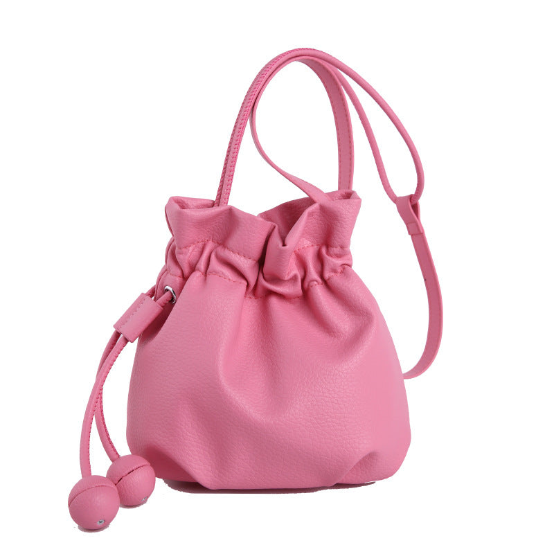 WoStylish Drawstring Bucket Handtasche Brehn