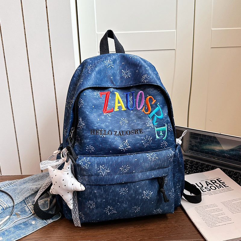 Lässiger Rucksack mit Sternenmuster