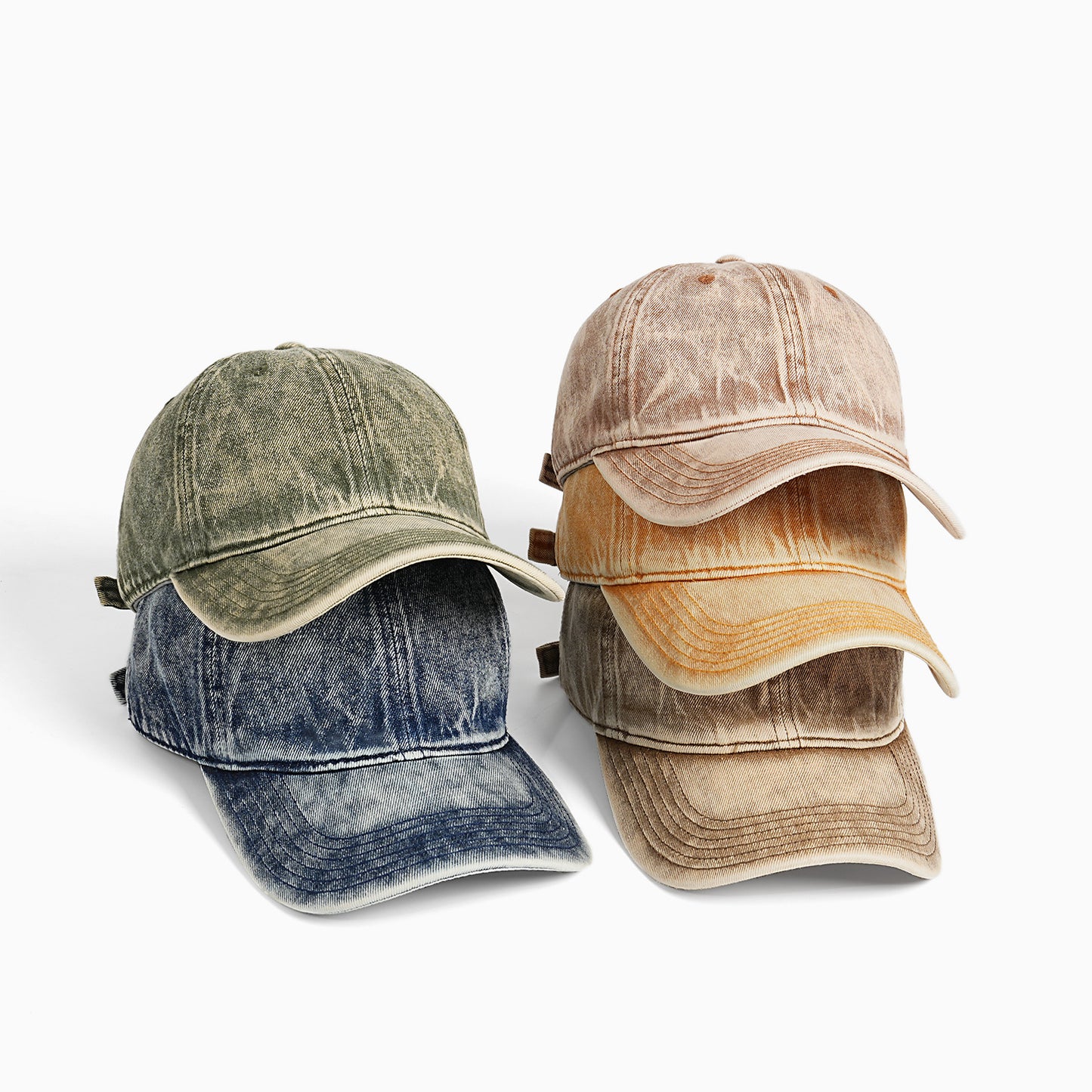 Damen Vintage-Basecap aus Baumwolle mit verstellbarem Riemen Brehn