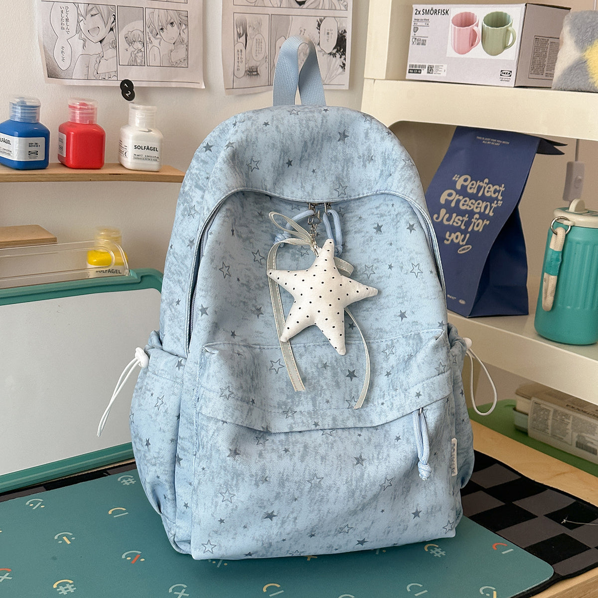 Stylischer Sternen-Druck Rucksack Brehn 1791205508