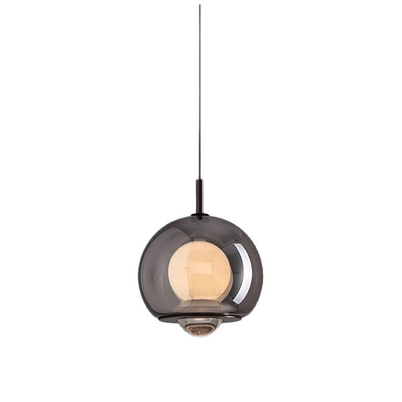 Moderne Glas Globus Pendelleuchte