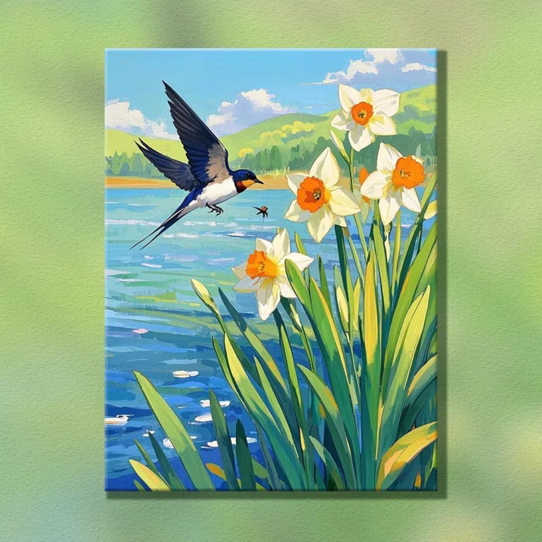 Natur-inspirierte dekorative Leinwandkunst Brehn