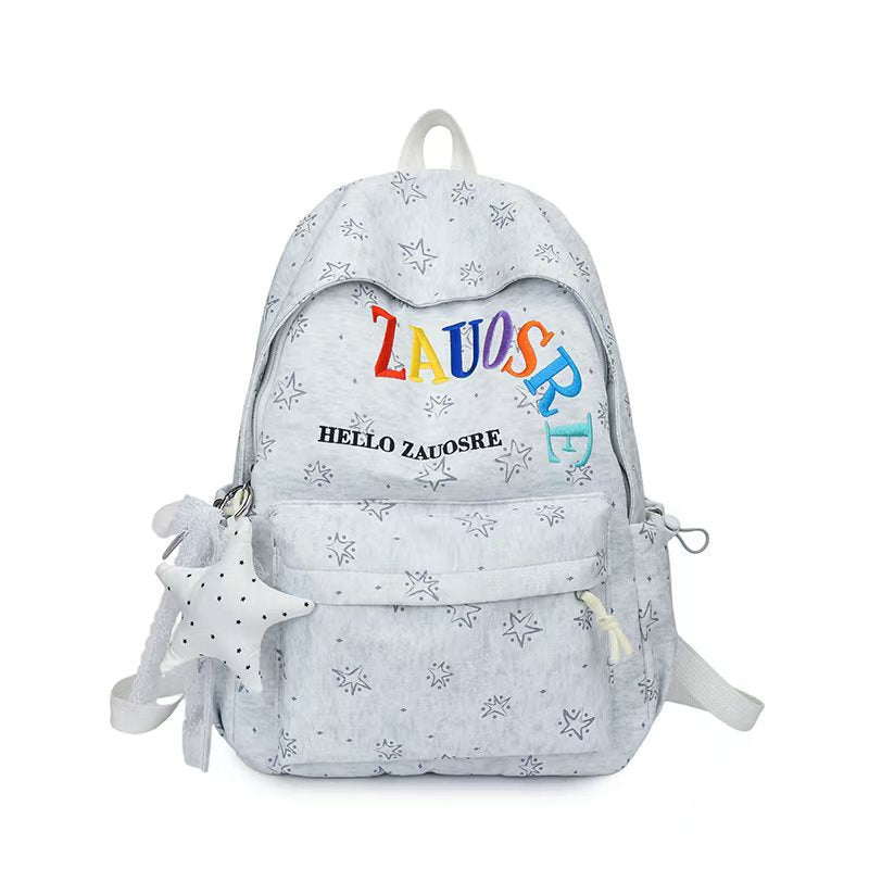 Lässiger Rucksack mit Sternenmuster Brehn