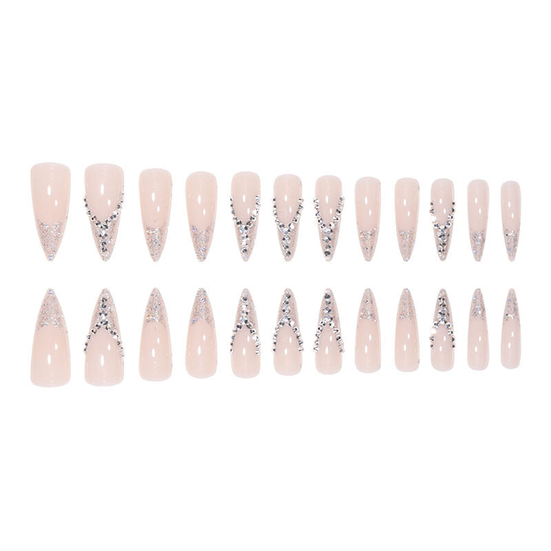 Glamouröse Stiletto-Nagelkunst-Erweiterungen Brehn