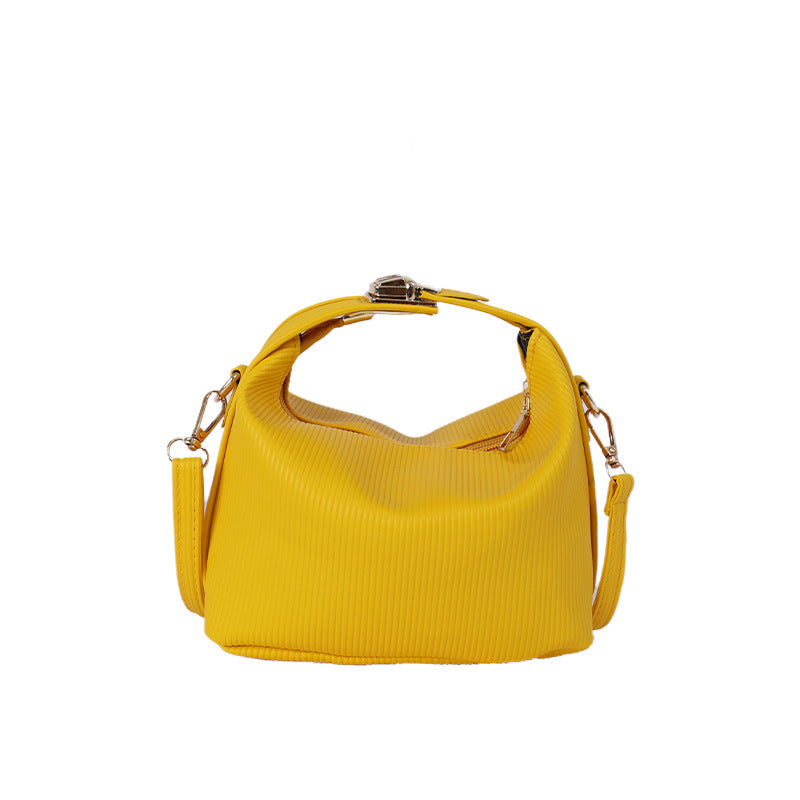 WoTextured Rippte Handtasche Brehn