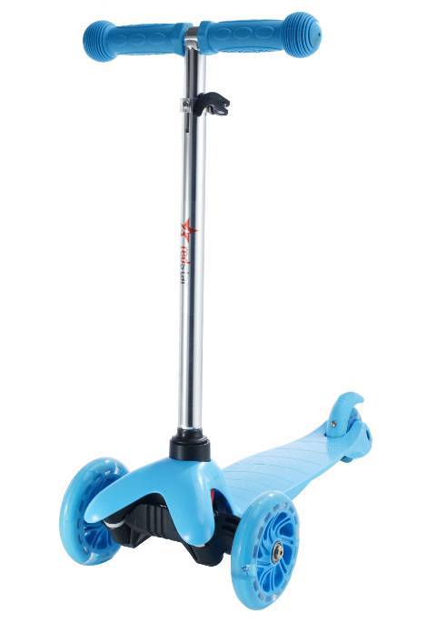 Smooth-Riding Lean-to-Steer Kickboard Scooter Brehn