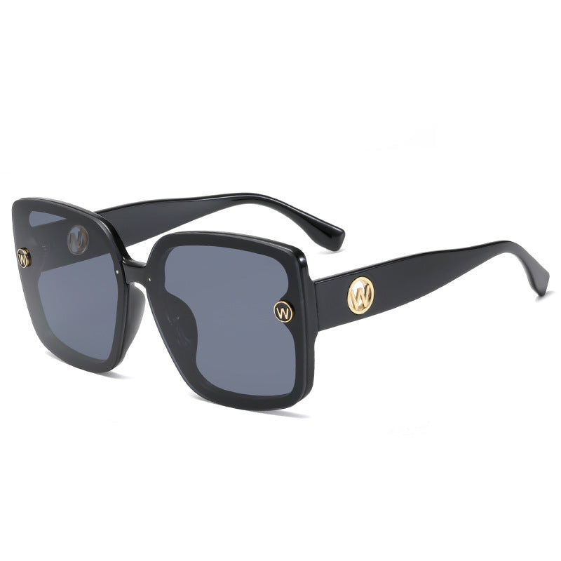 Damen quadratische Sonnenbrille mit gradienten Gläsern Brehn