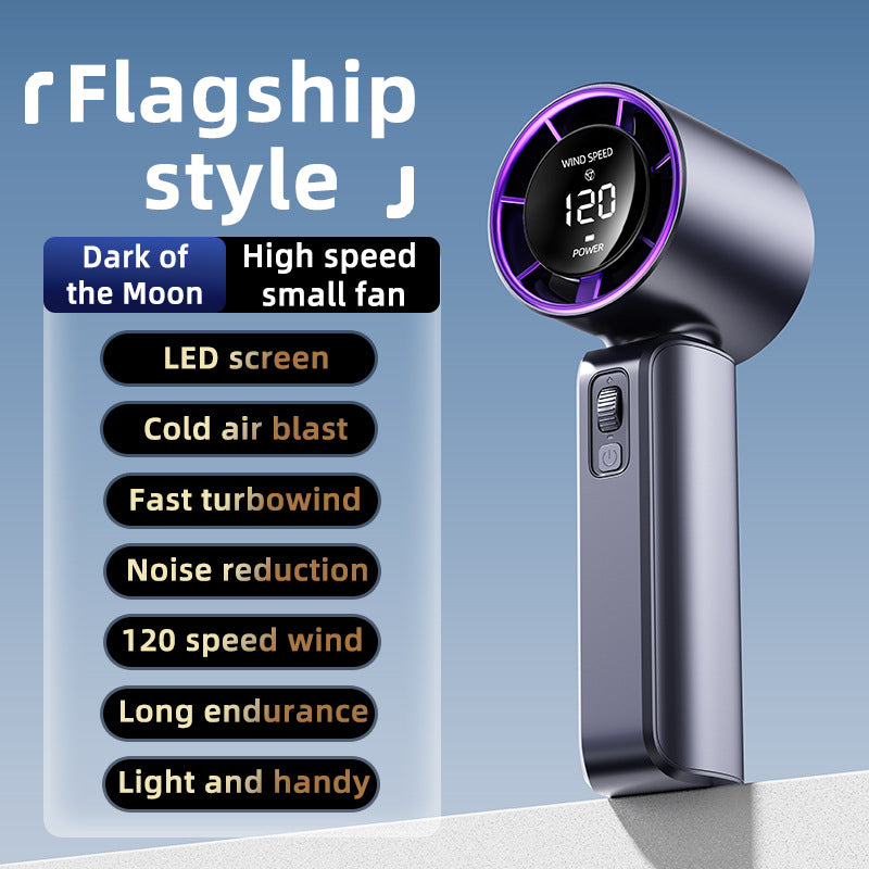 Damen Handventilator mit LED-Anzeige und Turbofan Brehn