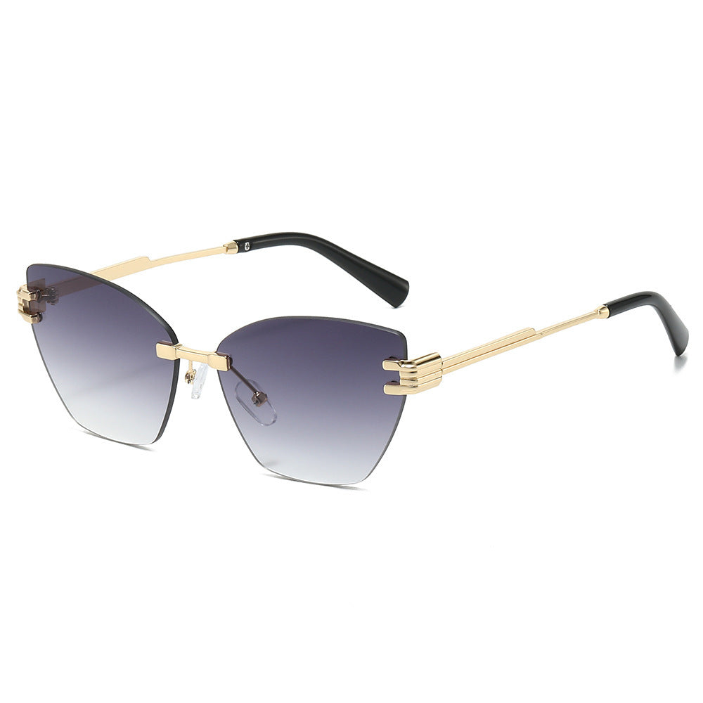 High-Fashion Gradient Shield Sonnenbrille Brehn