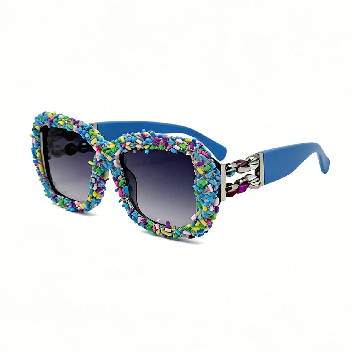 Damen Sonnenbrille mit kreativem Süßigkeitenbesatz Brehn