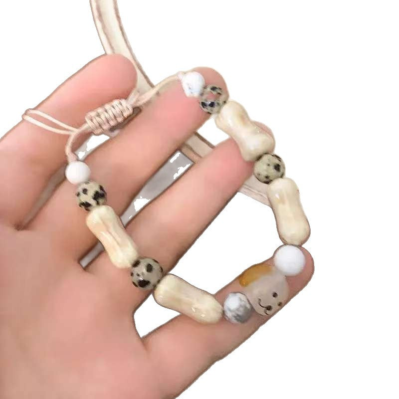 Süße Hundeknochenperlenarmband Brehn