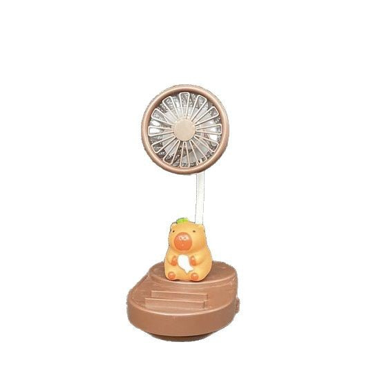 Unisex Tragbarer Handventilator im nostalgischen Kapybara-Design Brehn
