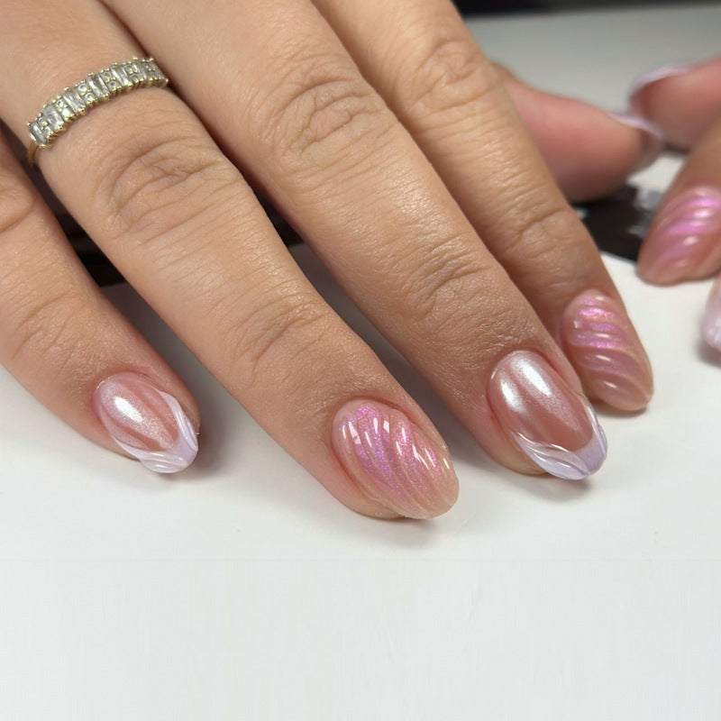 Künstlerisches Wellen Design Nagelkunst Brehn