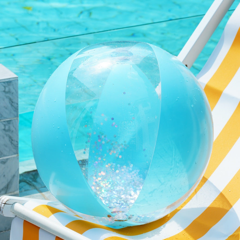 Glitter aufblasbarer Poolball Brehn