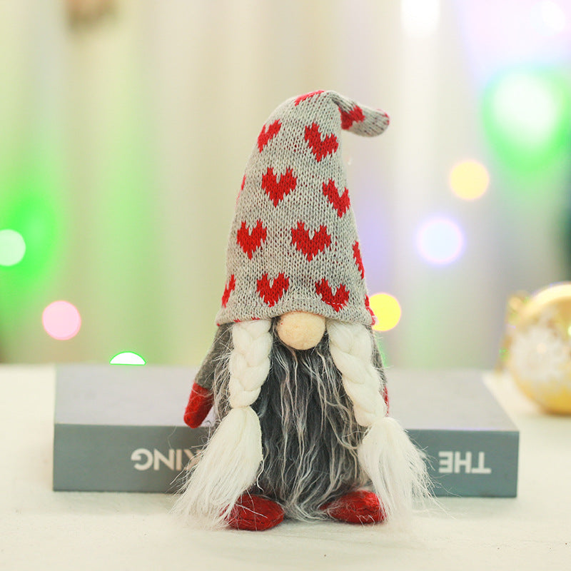 Niedliche Weihnachtsgnom-Dekoration Brehn