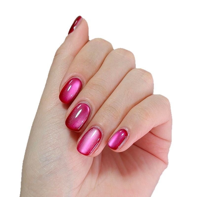 Gradient Glossy Press-On Nagel Set Brehn