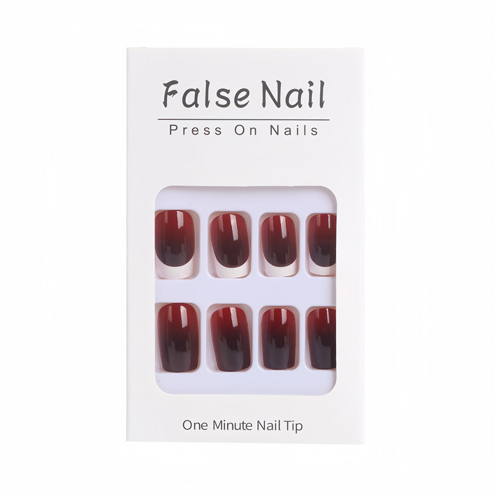 Elegante French Tip Kunstnägel Brehn