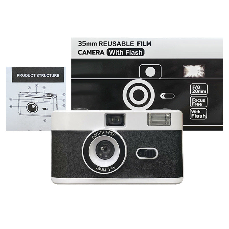 35mm Wiederverwendbare Filmkamera mit Blitz Brehn