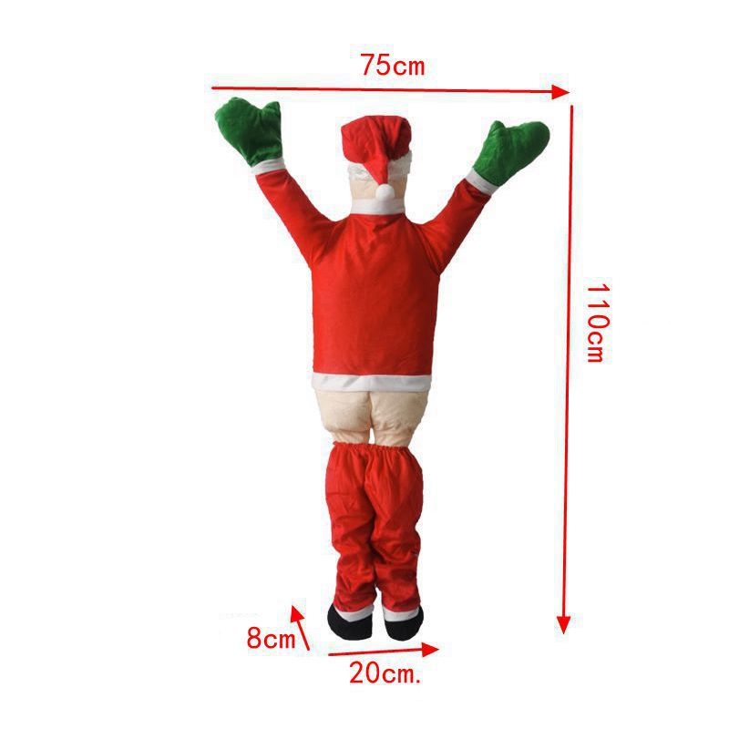 Aufblasbarer Weihnachtsmann mit beweglichen Armen