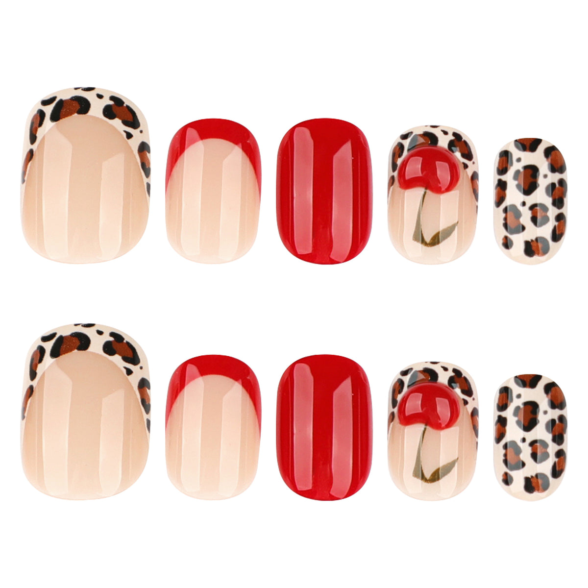 Exquisite Nagelkunst mit Obst- und Tiermotiven Brehn