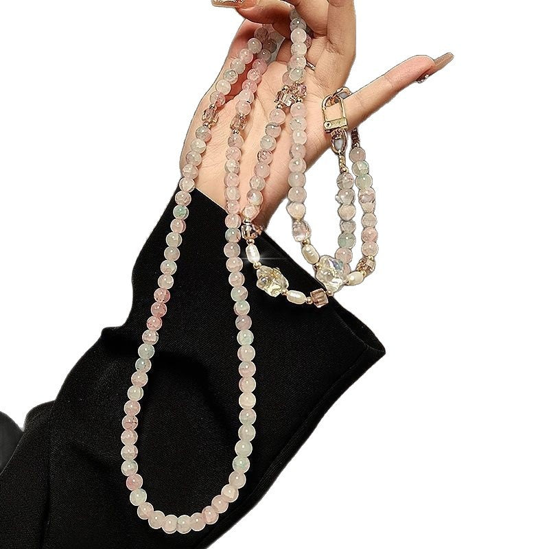 Elegante Perlen Brillen Kette Brehn