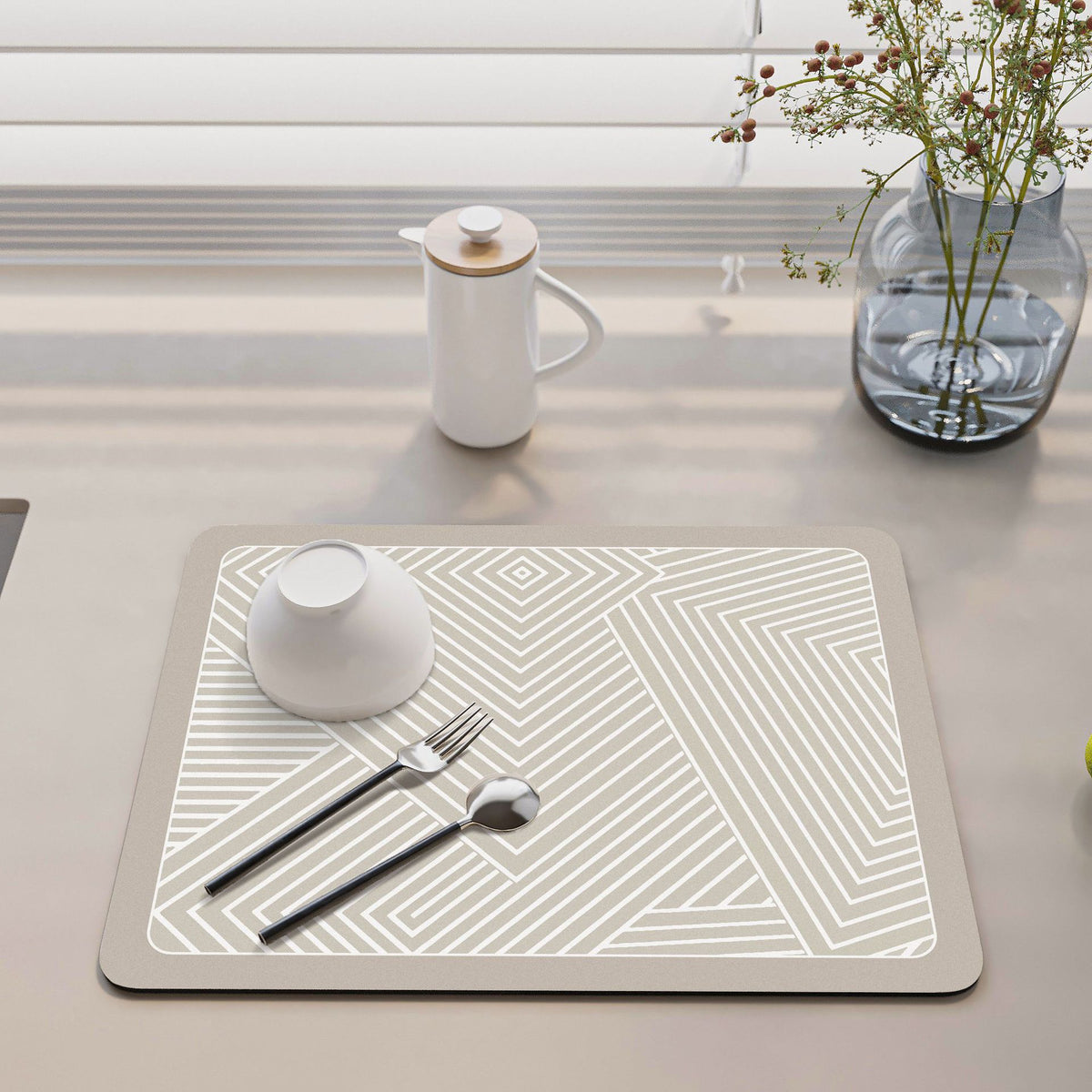 Stylische rutschfeste Platzsets