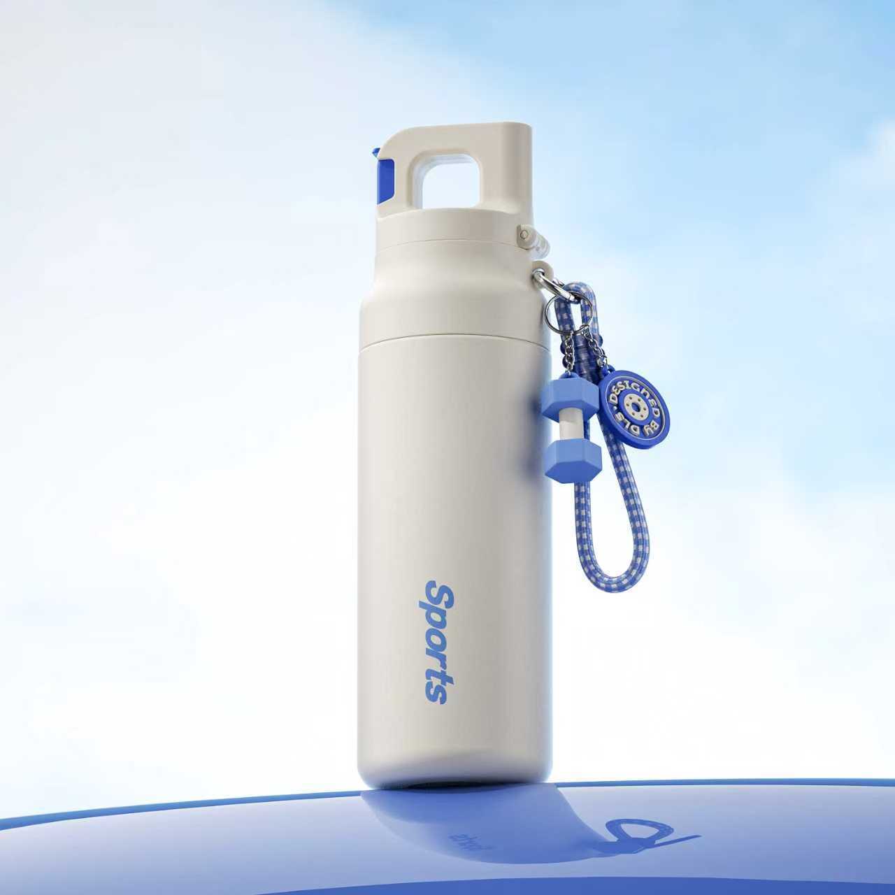 Damen Sportliche Wasserflasche mit innovativem Verschluss Brehn