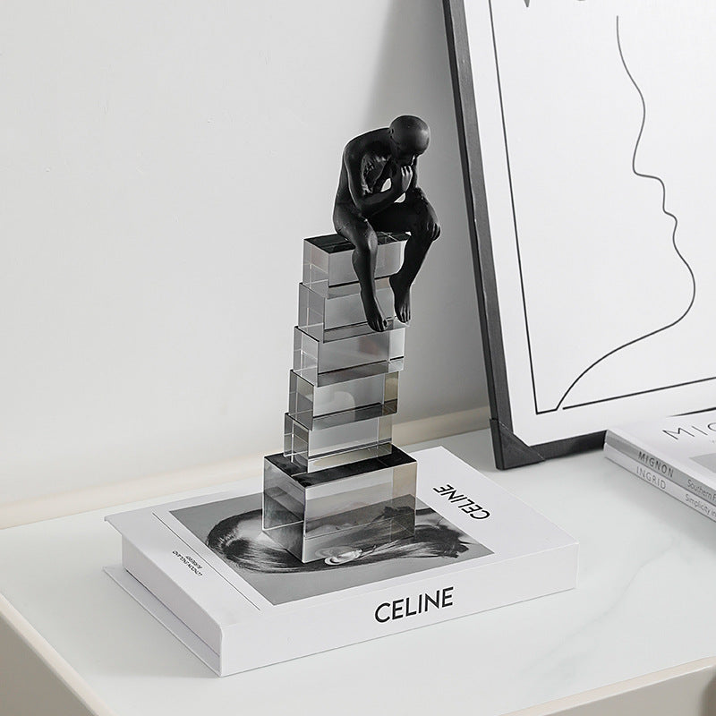 Zeitgenössische reflektierende abstrakte Skulptur