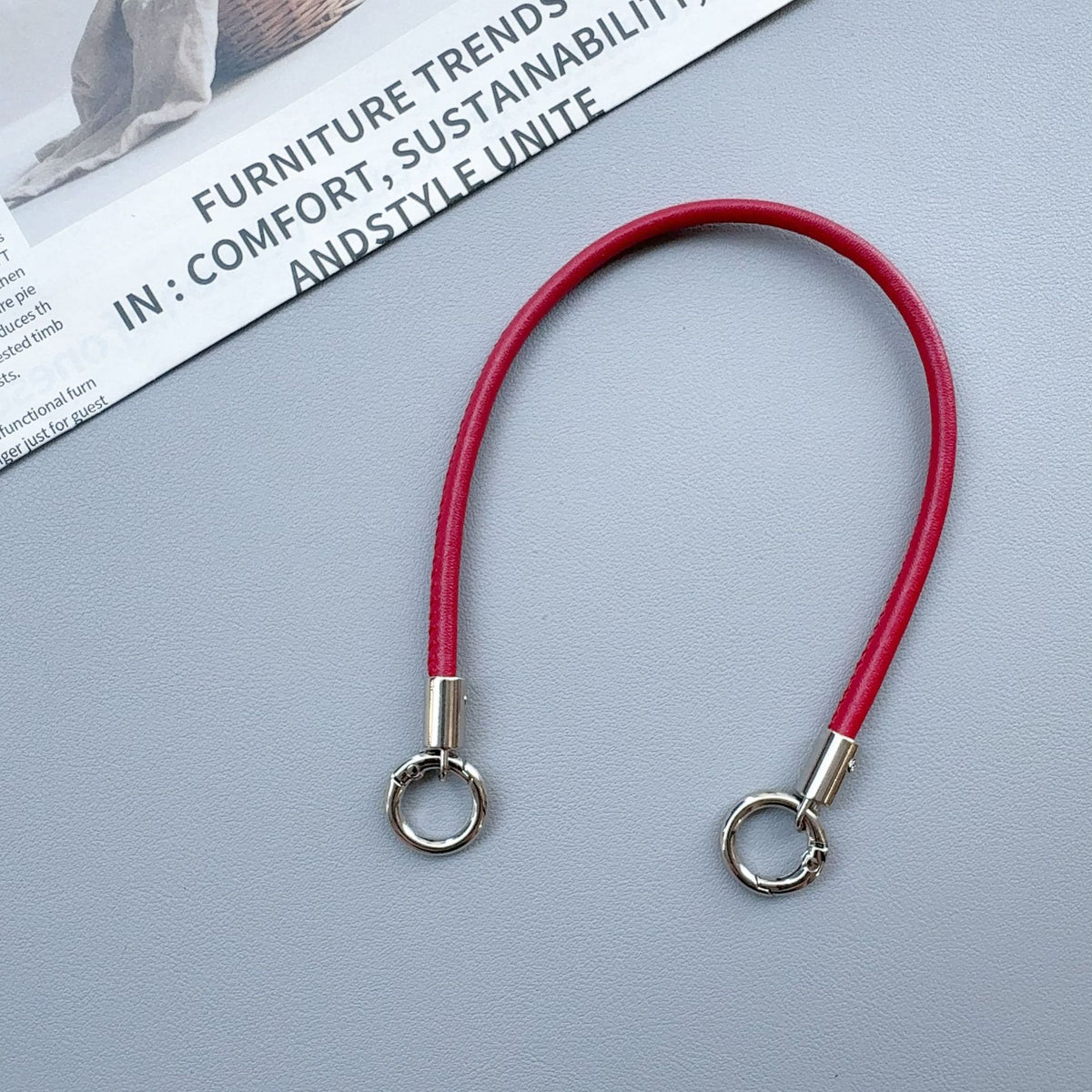 Premium langlebiger Schlüsselband mit Metallclips Brehn