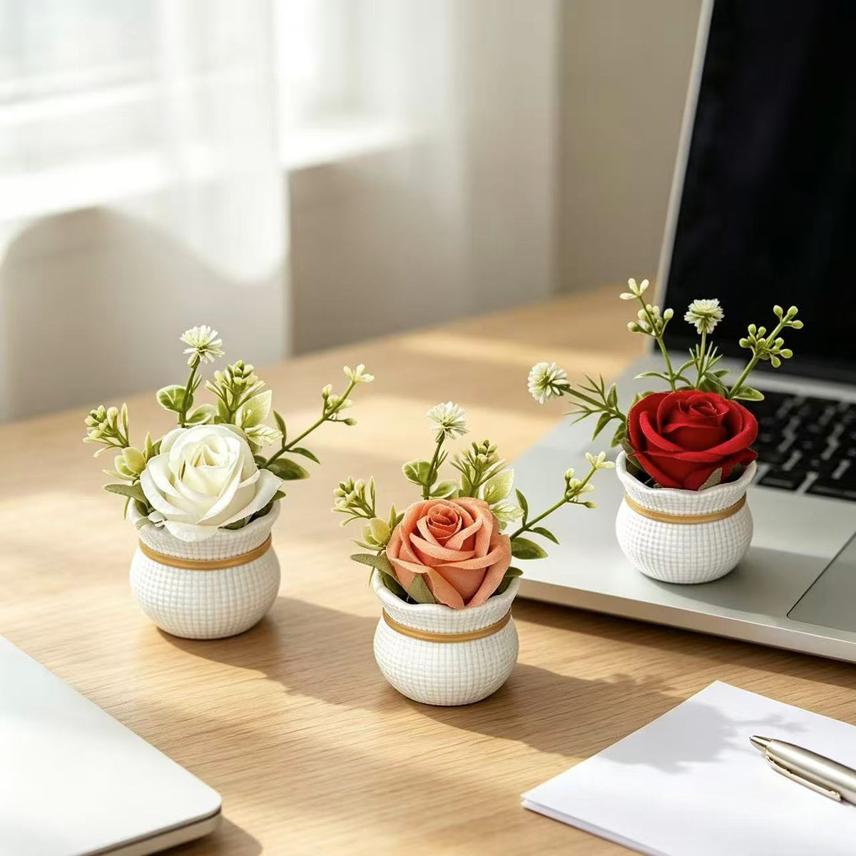 Faux Floral Tischmittelstück