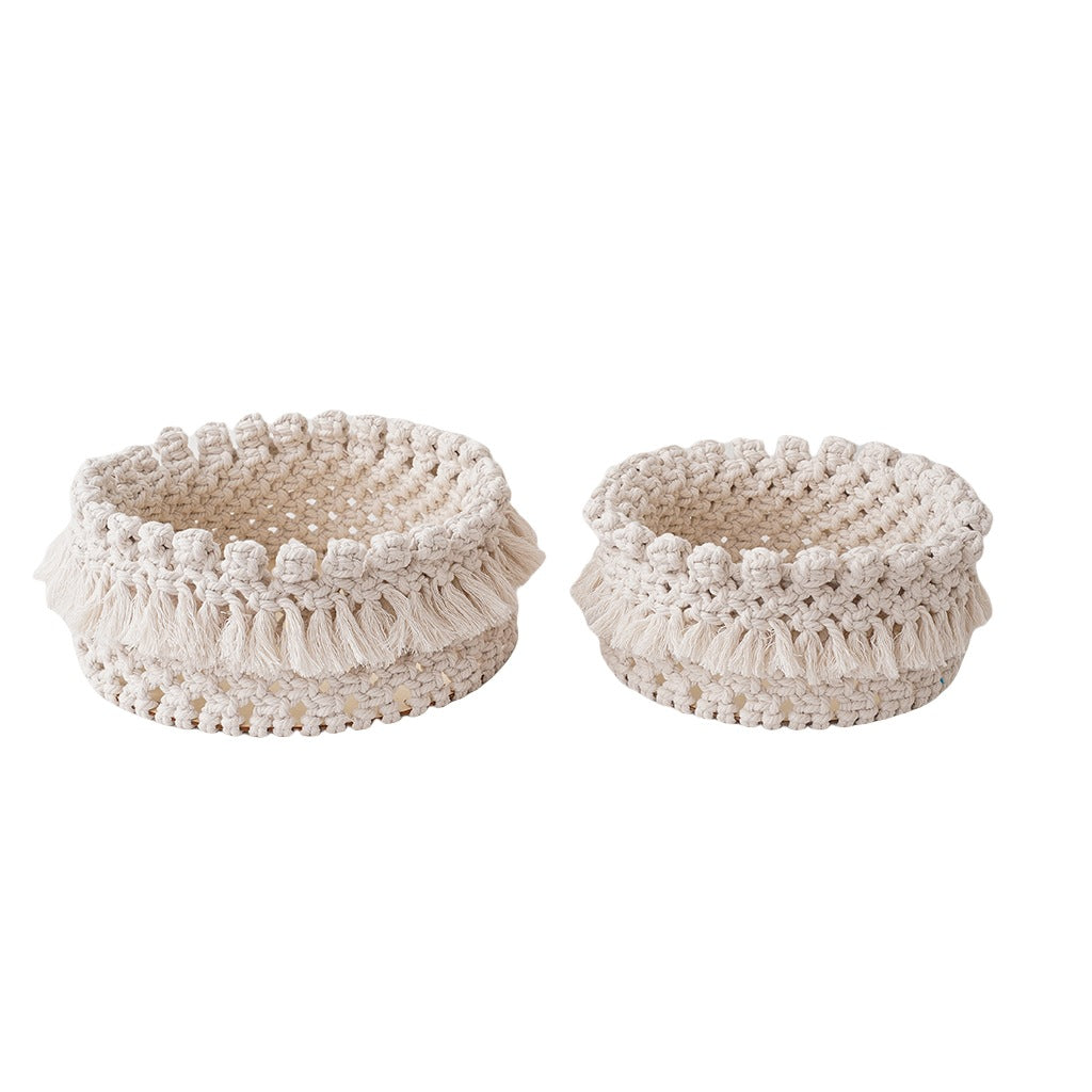 Dekorative Macramé Aufbewahrungskorb Brehn