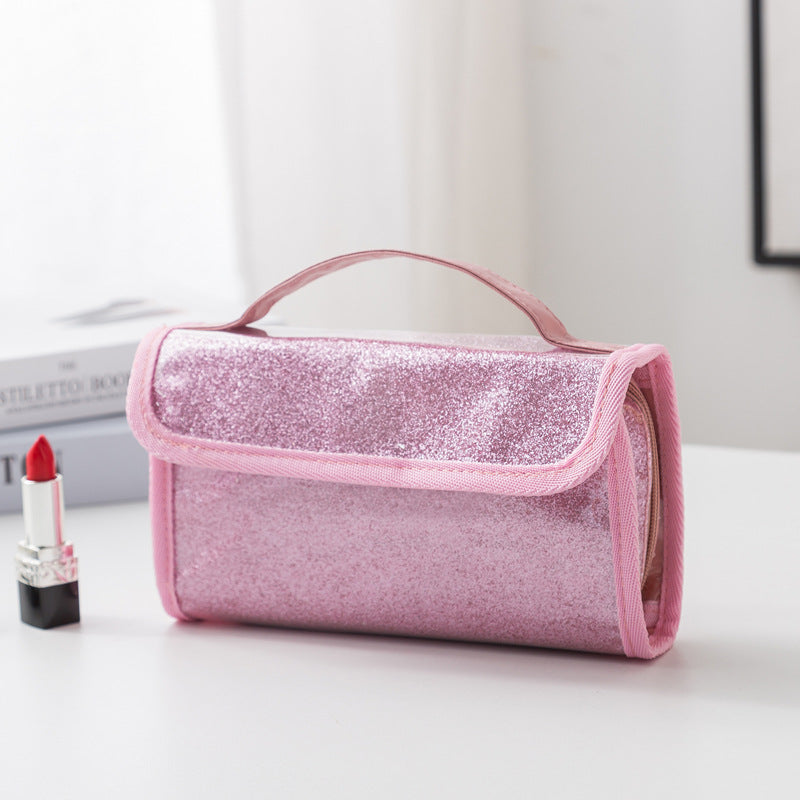 Glitzernder Reise-Make-up-Organizer Brehn