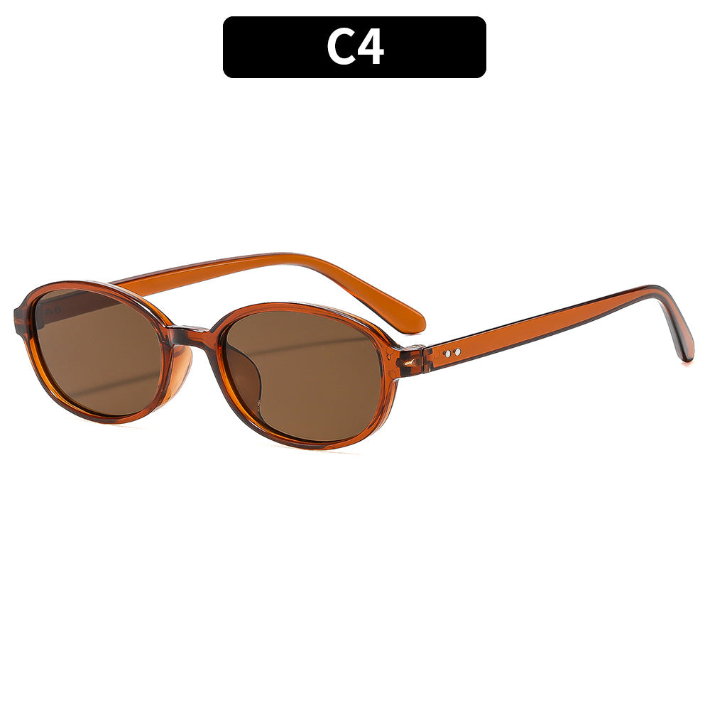 Chic Ovale Rahmen Brille