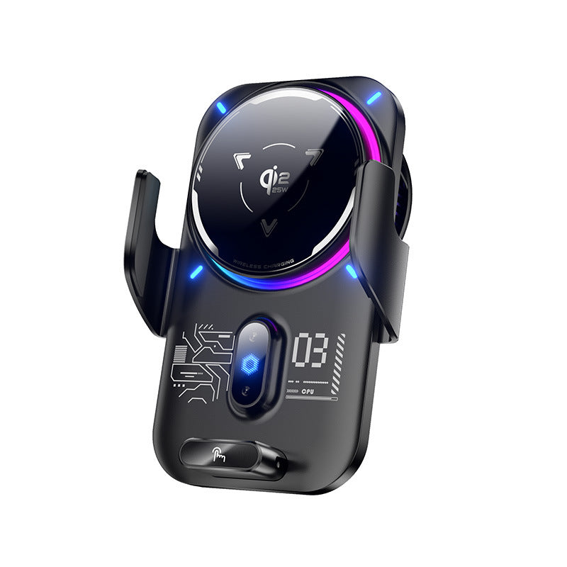 Unisex Induktiver Smartphone-Ladehalter mit Multifunktions-Display Brehn