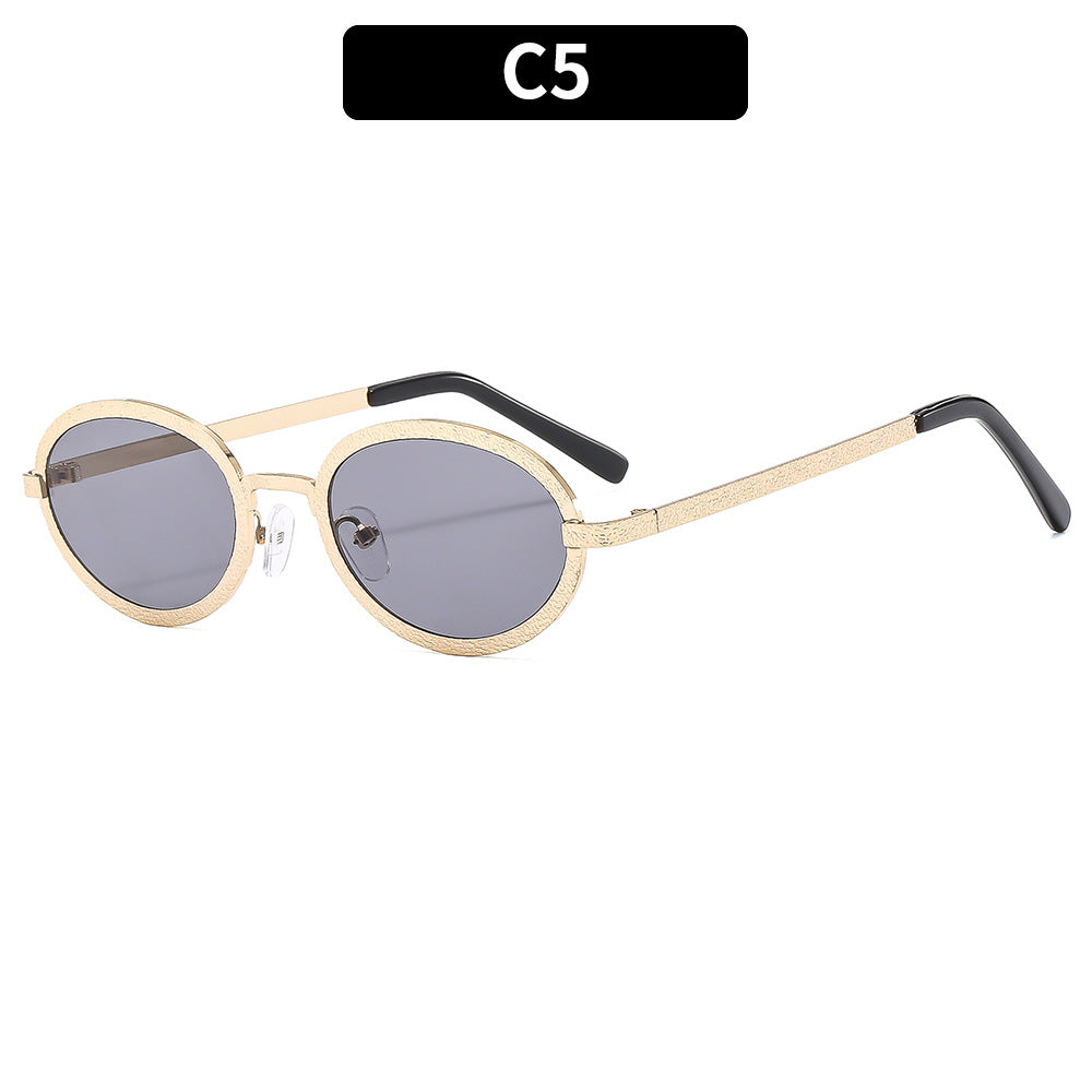 Vintage ovale Sonnenbrille