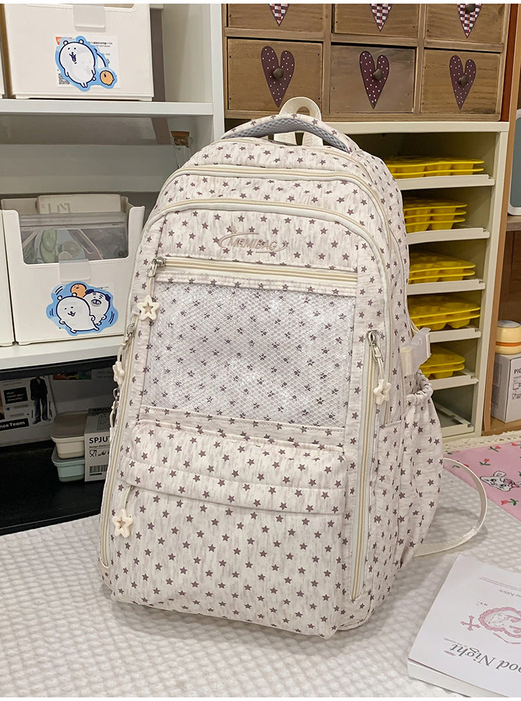 Stern-Druck Multi-Funktionale Schule-Rucksack