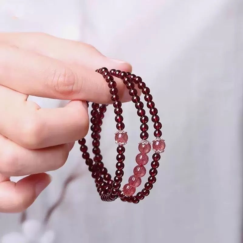 Natürliche Stein Perlenarmband Brehn