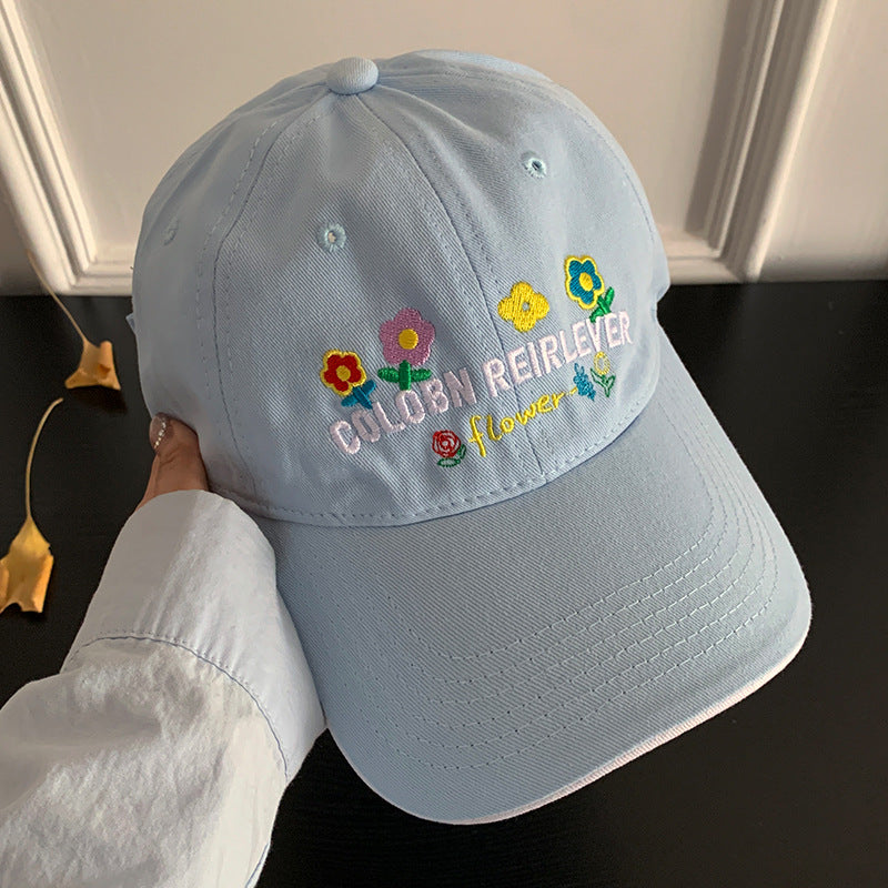 Damen Floral Gestickte Verstellbare Kappe Brehn