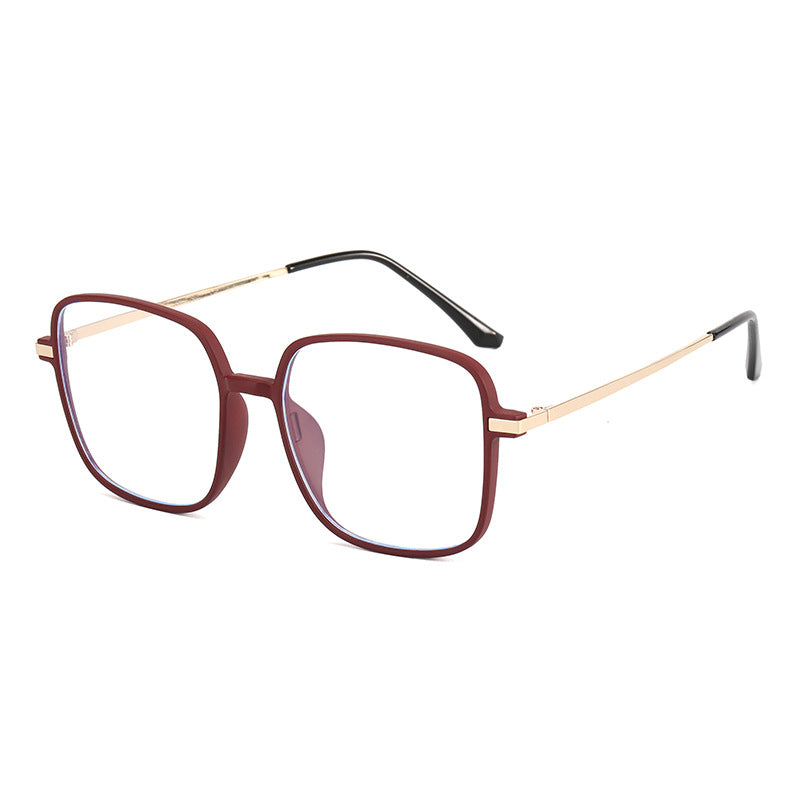 Damen quadratische Designerbrille mit filigranem Metallrahmen Brehn