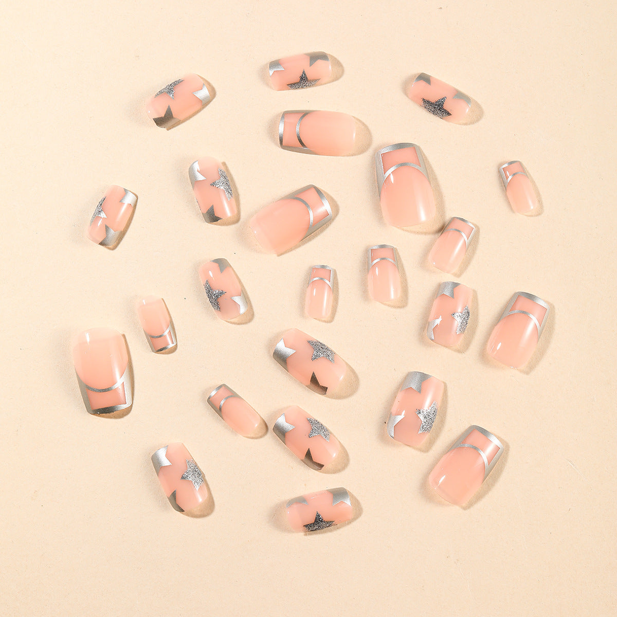 Elegante französische Spitzen-Nagelkunst Brehn