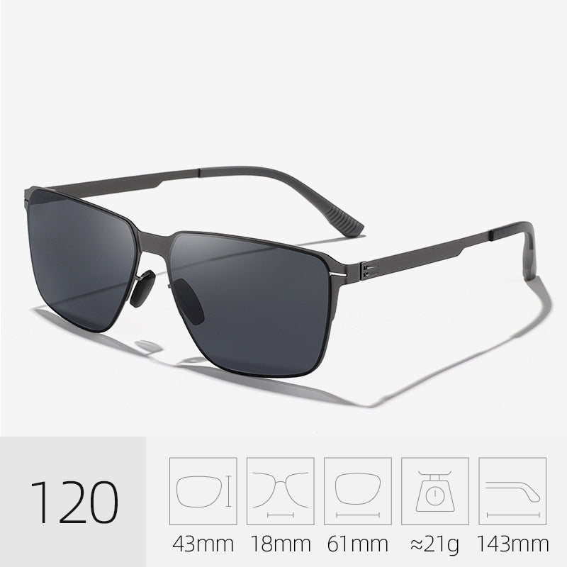 Klassische Übergroße Quadratische Sonnenbrille Brehn