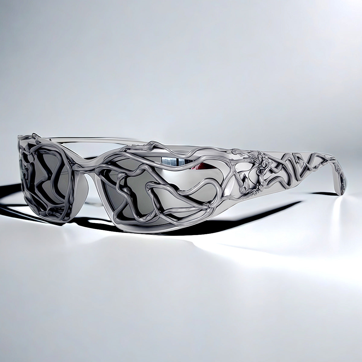 Damen Sportliche Sonnenbrille mit innovativem, strukturiertem Rahmen Brehn