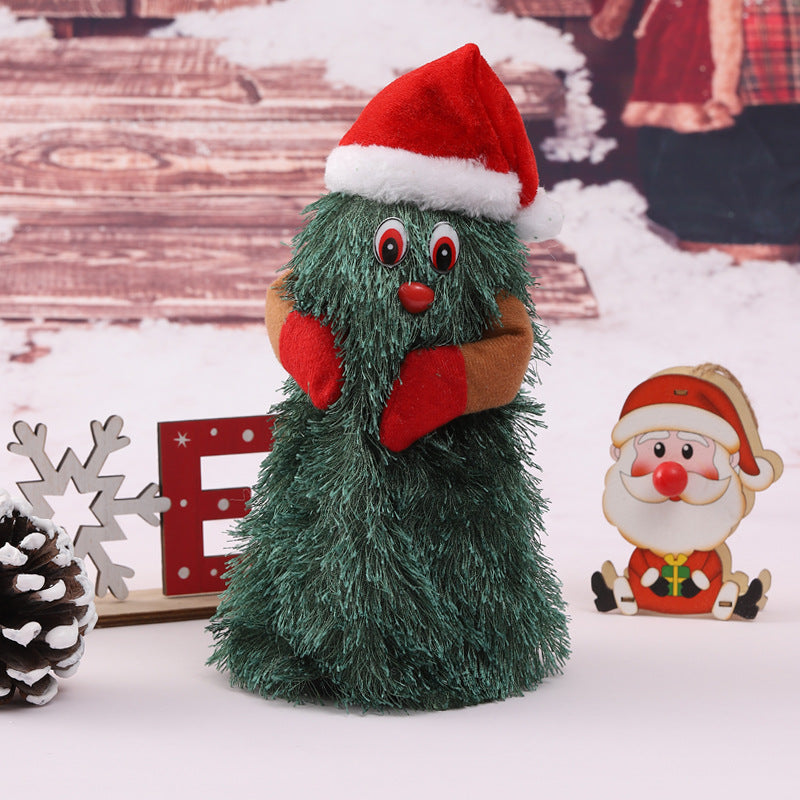 Niedliche Weihnachtsbaumfigur mit Hut Brehn